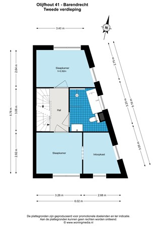 Floorplan - Olijfhout 41, 2994 HV Barendrecht
